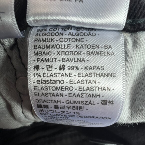 Levi's Jeans Men 33x29* 559 Relaxed Straight Black Faded Stretch Denim Tag 32x30 - Picture 7 of 16